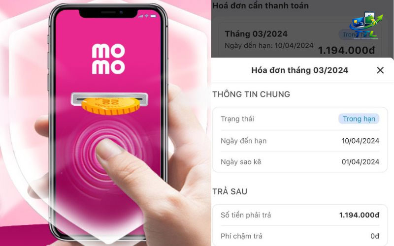 đáo hạn ví trả sau momo
