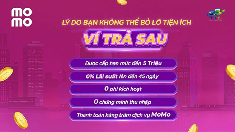 ví trả sau momo sử dụng như thế nào